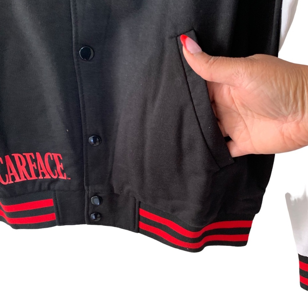 Vintage Scarface Tony Montana Al Pacino Limited Edition Varsity Jacket Men Small - Picture 6 of 14